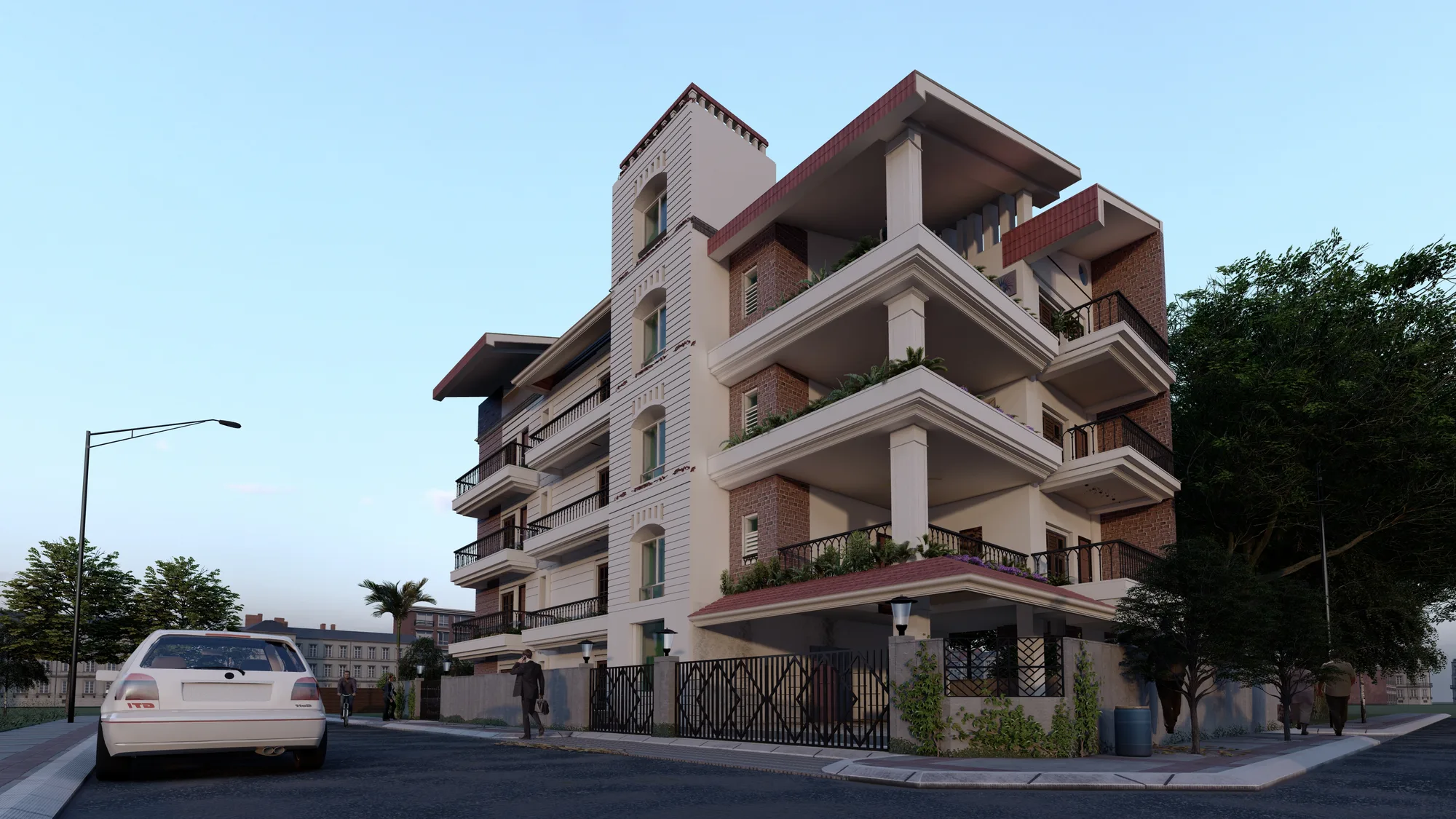 Boutique Terraced Residential Living (G+4)